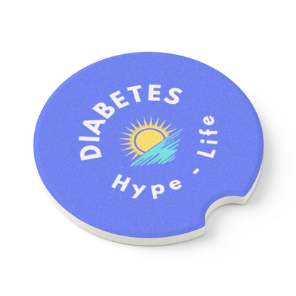 Diabetes Hype-Life - soapstone car coaster