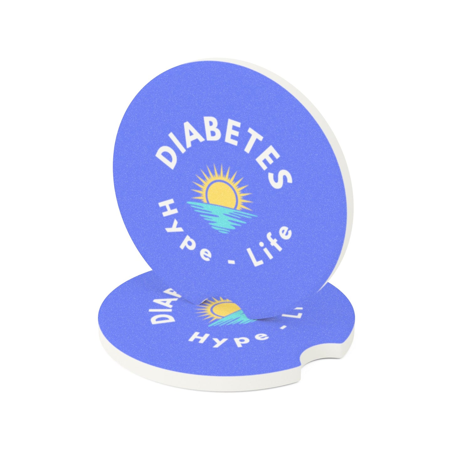 Diabetes Hype-Life - soapstone car coaster