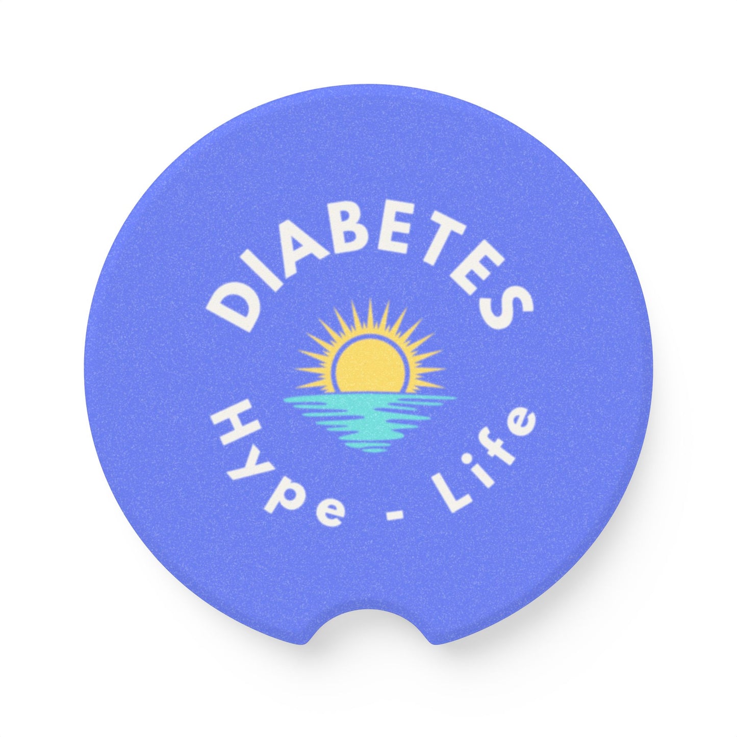 Diabetes Hype-Life - soapstone car coaster