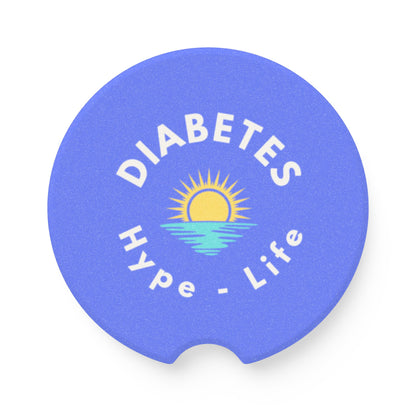 Diabetes Hype-Life - soapstone car coaster