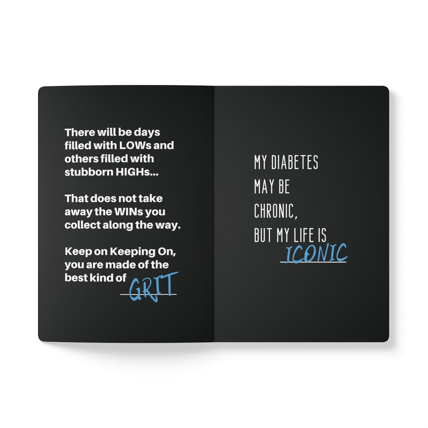 Type 1 Diabetes Human - Softcover Journal