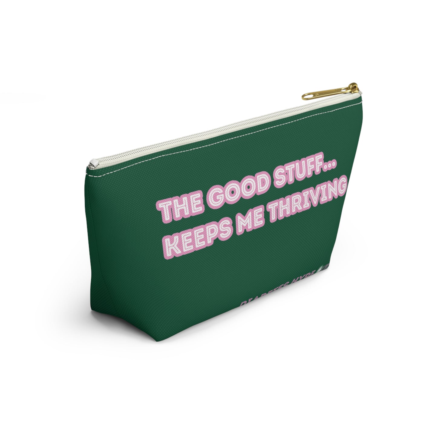 The Good Stuff - Fall Green - zippered pouch