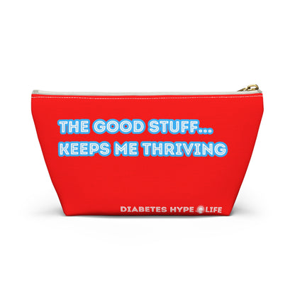 The Good Stuff - red - zippered pouch