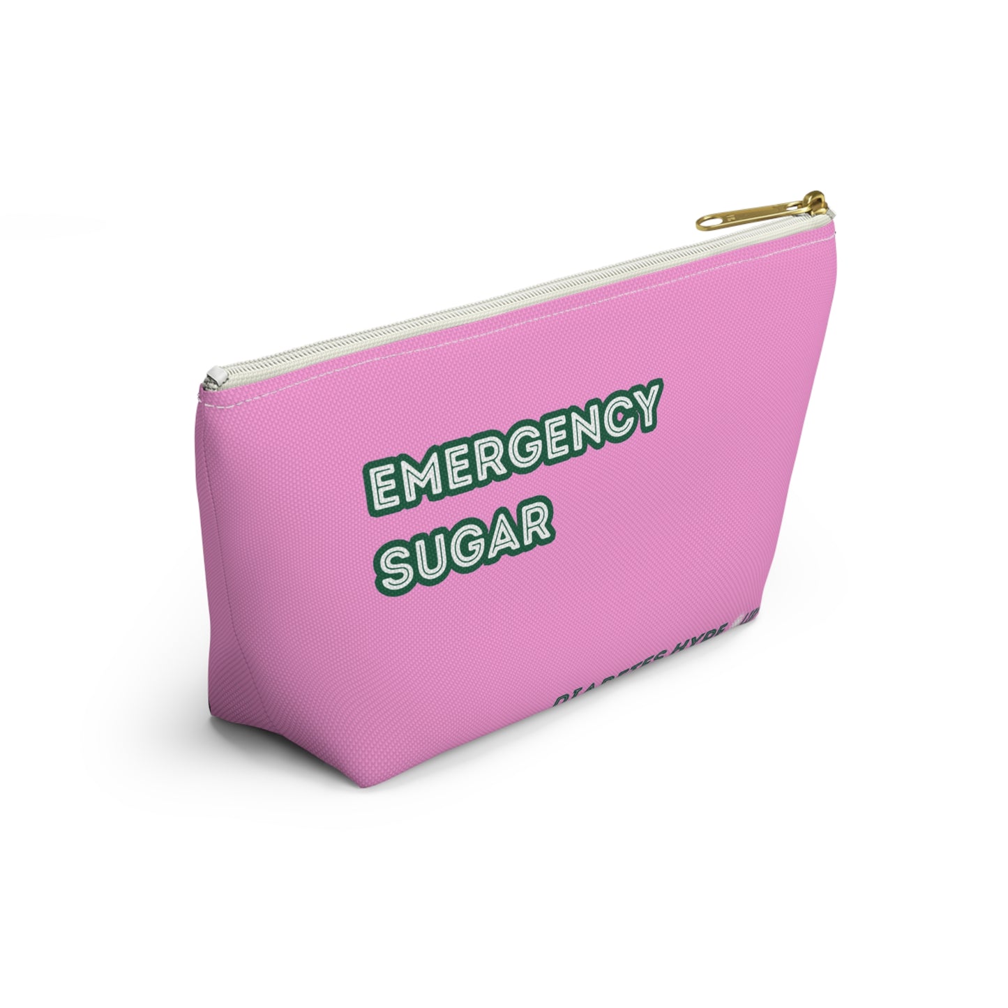 Emergency Sugar - Bubble Pink - zippered pouch