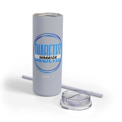 Diabetes Warrior - skinny matte tumbler (20oz)