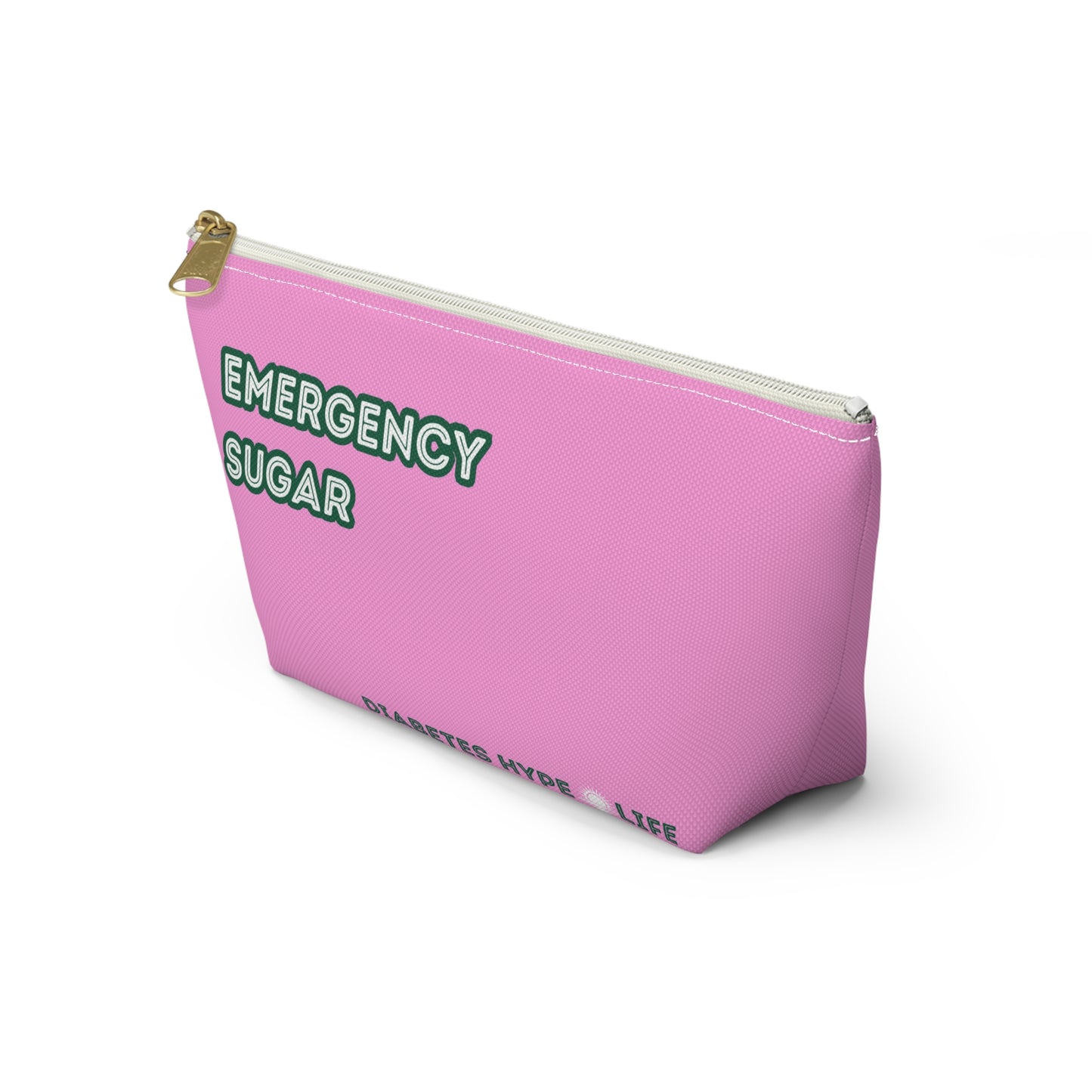 Emergency Sugar - Bubble Pink - zippered pouch