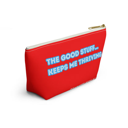 The Good Stuff - red - zippered pouch