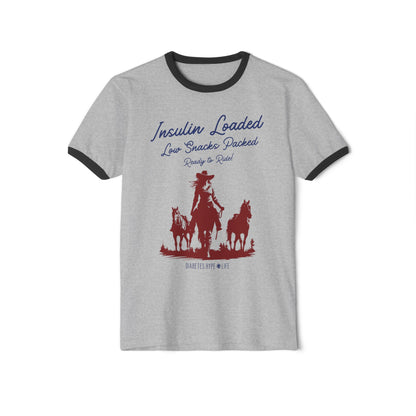 Ready to Ride Cowgirl - Ringer Tee