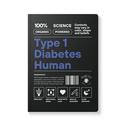 Type 1 Diabetes Human - Softcover Journal