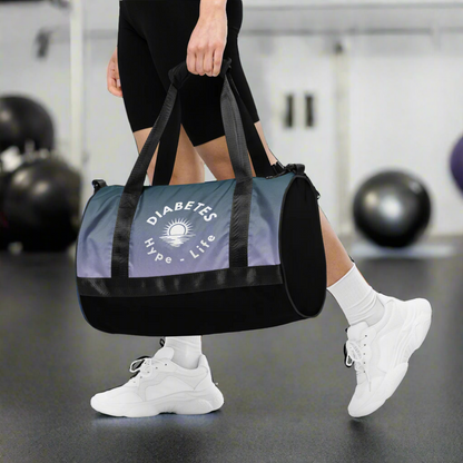 Diabetes Hype-Life - Small Duffel Gym Bag - Ombre