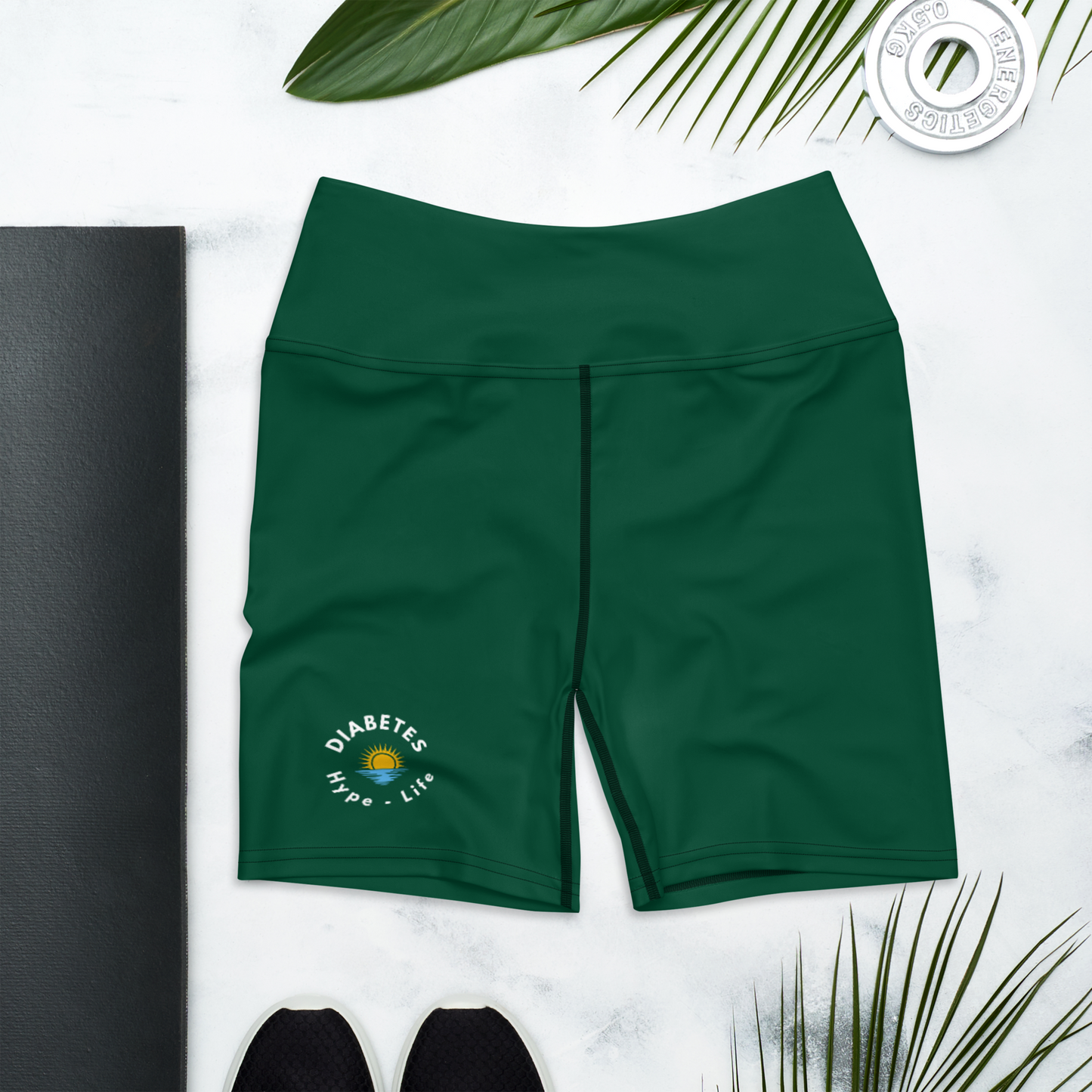 LOGO - Highwaist Yoga Shorts